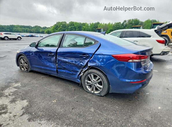 5NPD84LF1HH186194 2017 HYUNDAI ELANTRA Синий Задняя левая четверть