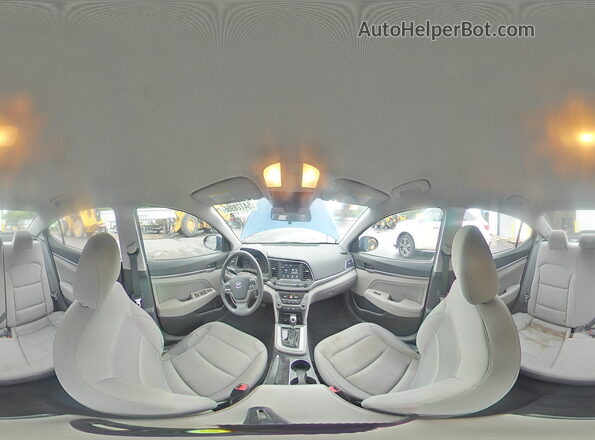5NPD84LF1HH186194 2017 HYUNDAI ELANTRA Синий Панорамный вид салона 360°