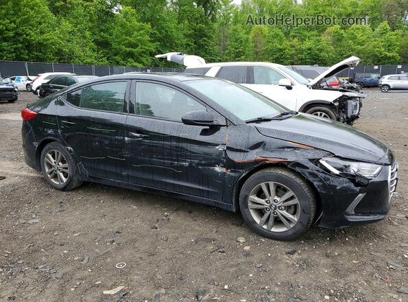 5NPD84LF1JH228790 2018 HYUNDAI ELANTRA Black Przód prawy