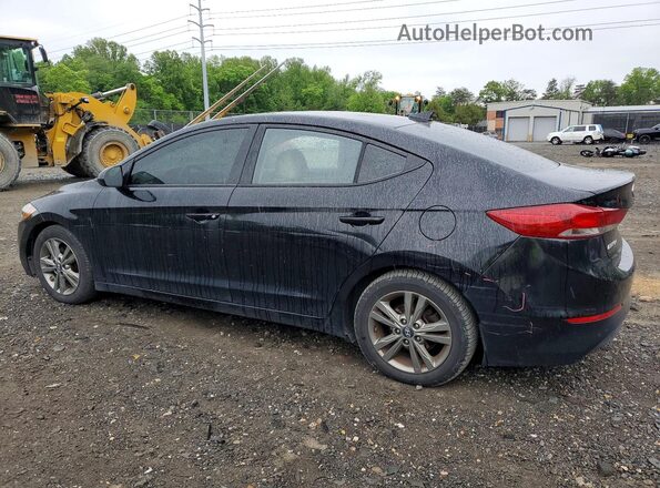 5NPD84LF1JH228790 2018 HYUNDAI ELANTRA Black Tył lewy