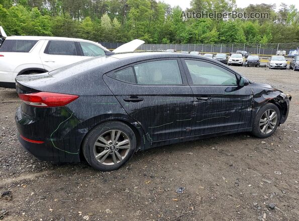 5NPD84LF1JH228790 2018 HYUNDAI ELANTRA Black Tył prawy