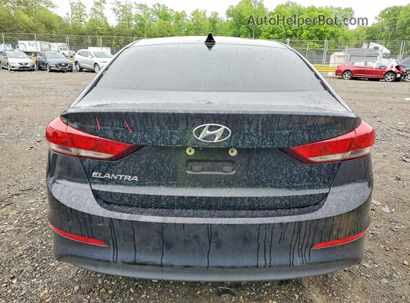 5NPD84LF1JH228790 2018 HYUNDAI ELANTRA Black Widok z tyłu