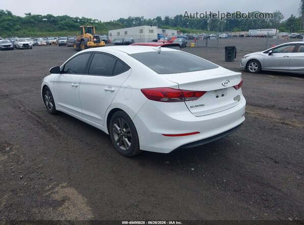 5NPD84LF1JH240292 2018 HYUNDAI ELANTRA White Trasero izquierdo