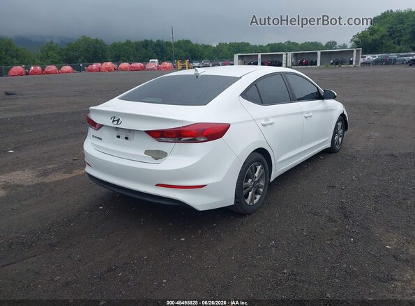 5NPD84LF1JH240292 2018 HYUNDAI ELANTRA White Trasero derecho