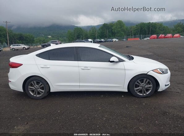 5NPD84LF1JH240292 2018 HYUNDAI ELANTRA White Vista interior trasera