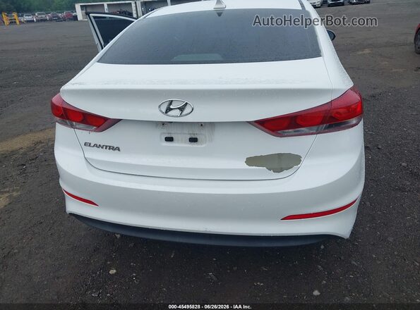 5NPD84LF1JH240292 2018 HYUNDAI ELANTRA White Vista frontal