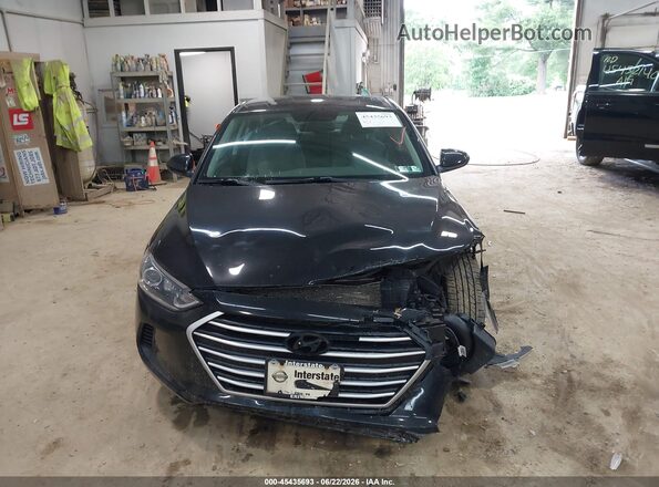 5NPD84LF1JH242026 2018 HYUNDAI ELANTRA Black Vista del cuadro de instrumentos