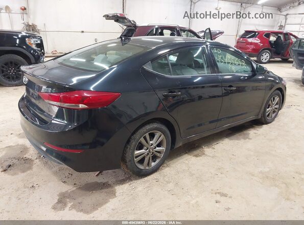 5NPD84LF1JH242026 2018 HYUNDAI ELANTRA Black Trasero derecho