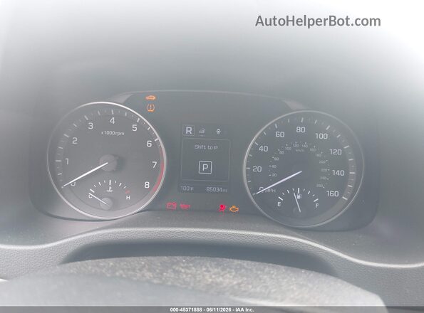 5NPD84LF1JH262292 2018 HYUNDAI ELANTRA Белый Вид задних сидений