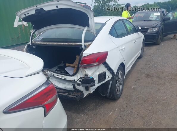 5NPD84LF1JH262292 2018 HYUNDAI ELANTRA Белый Задняя правая четверть