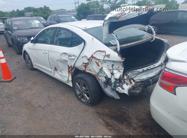 5NPD84LF1JH262292 2018 HYUNDAI ELANTRA Белый Задняя левая четверть