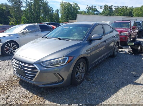 5NPD84LF1JH267489 2018 HYUNDAI ELANTRA Gray 