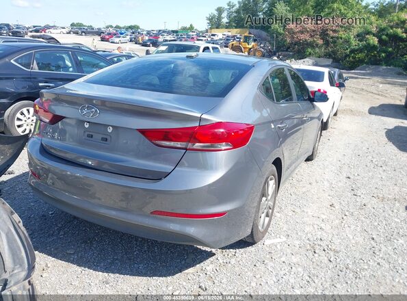 5NPD84LF1JH267489 2018 HYUNDAI ELANTRA Gray 