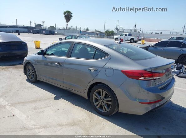 5NPD84LF1JH285636 2018 HYUNDAI ELANTRA Gray Հետևի ձախ