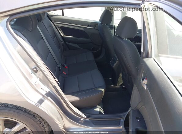 5NPD84LF1JH285636 2018 HYUNDAI ELANTRA Gray VIN կոդի պիտակի տեսք