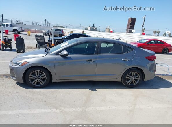 5NPD84LF1JH285636 2018 HYUNDAI ELANTRA Gray Սալոնի 360 աստիճան տեսք