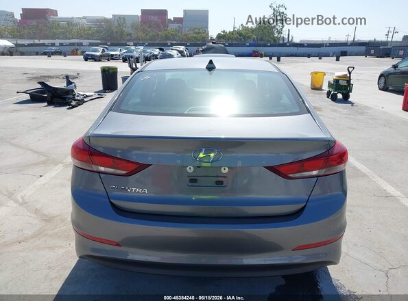 5NPD84LF1JH285636 2018 HYUNDAI ELANTRA Gray 