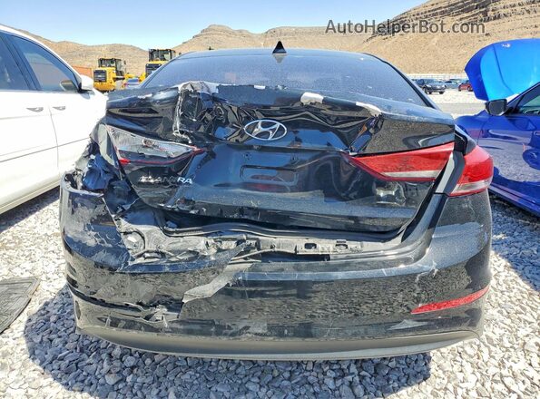 5NPD84LF1JH320272 2018 HYUNDAI ELANTRA Black უკანა ხედი
