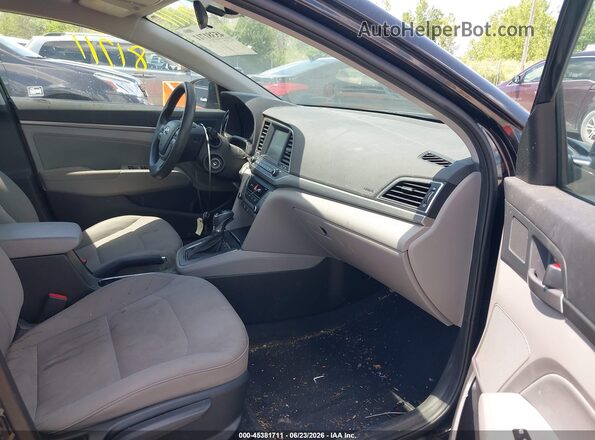 5NPD84LF1JH331496 2018 HYUNDAI ELANTRA Black Սալոնի դիմացի տեսք