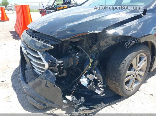 5NPD84LF1JH331496 2018 HYUNDAI ELANTRA Black Դիմացի տեսք