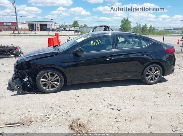 5NPD84LF1JH331496 2018 HYUNDAI ELANTRA Black Սալոնի 360 աստիճան տեսք