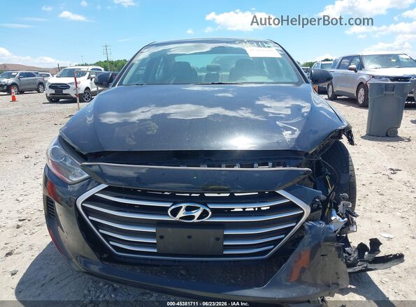 5NPD84LF1JH331496 2018 HYUNDAI ELANTRA Black Սարքավորումների վահանակի տեսք