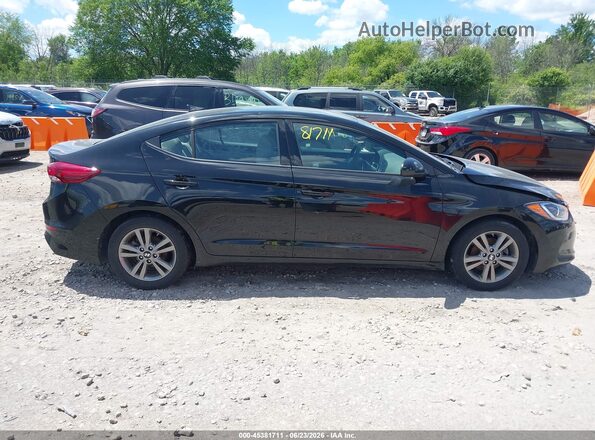 5NPD84LF1JH331496 2018 HYUNDAI ELANTRA Black Սալոնի հետևի տեսք