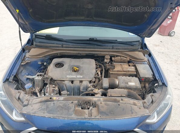 5NPD84LF1JH361274 2018 HYUNDAI ELANTRA Blue Вид ззаду