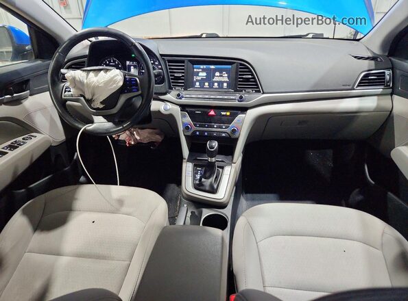 5NPD84LF1JH370539 2018 HYUNDAI ELANTRA Blue 
