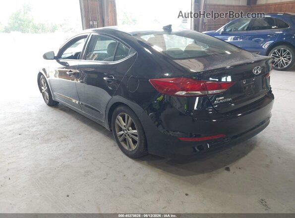5NPD84LF1JH389916 2018 HYUNDAI ELANTRA Black Հետևի ձախ