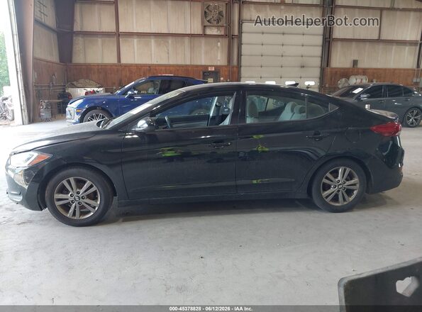 5NPD84LF1JH389916 2018 HYUNDAI ELANTRA Black Սալոնի 360 աստիճան տեսք