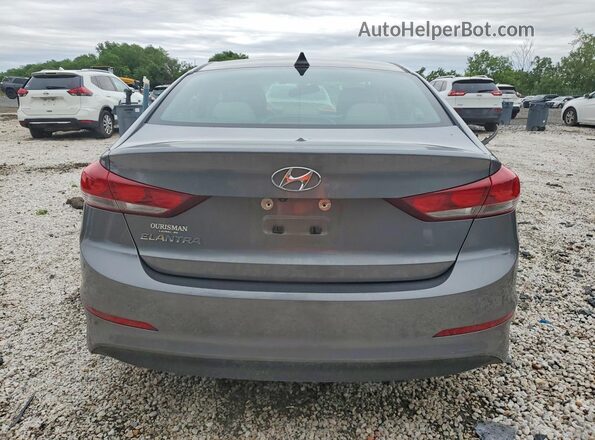 5NPD84LF1JH395067 2018 HYUNDAI ELANTRA Gray Rear view