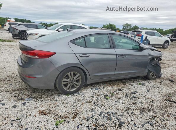 5NPD84LF1JH395067 2018 HYUNDAI ELANTRA Gray Rear right