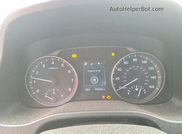 5NPD84LF1JH395067 2018 HYUNDAI ELANTRA Gray Instrument cluster view