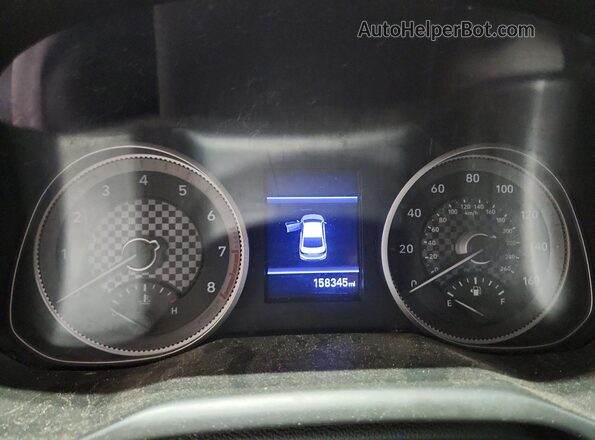 5NPD84LF1KH407395 2019 HYUNDAI ELANTRA Gray ხელსაწყოთა პანელის ხედი