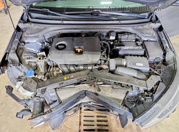 5NPD84LF1KH407395 2019 HYUNDAI ELANTRA Gray უკანა სალონის ხედი