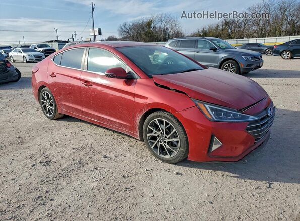 5NPD84LF1KH417151 2019 HYUNDAI ELANTRA Burgundy Առջևի աջ