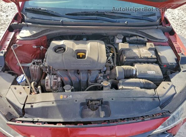 5NPD84LF1KH417151 2019 HYUNDAI ELANTRA Burgundy Սալոնի հետևի տեսք