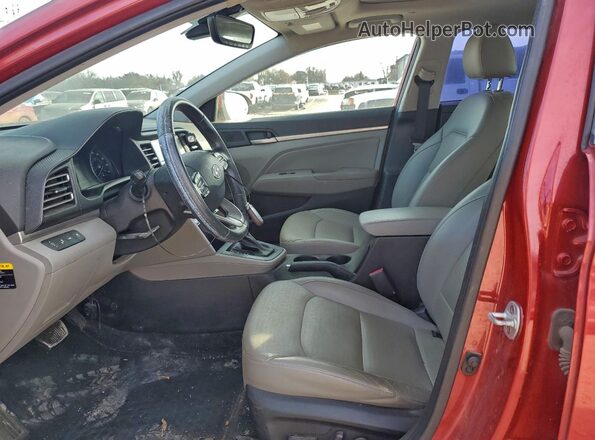 5NPD84LF1KH417151 2019 HYUNDAI ELANTRA Burgundy Սալոնի դիմացի տեսք