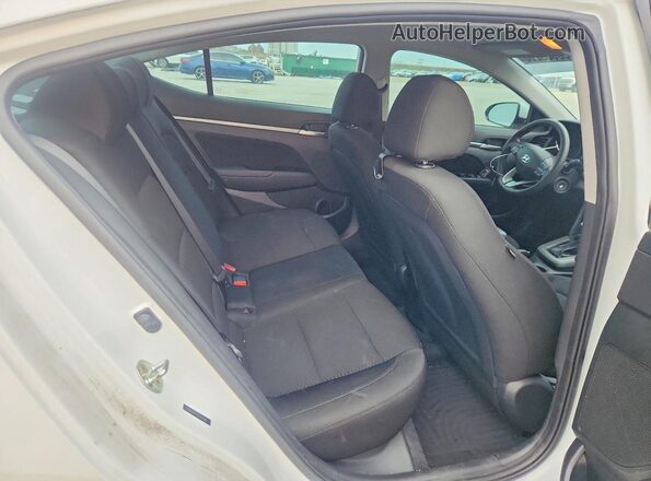 5NPD84LF1KH419496 2019 HYUNDAI ELANTRA White Vista de los asientos traseros