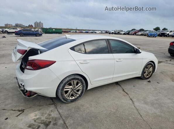 5NPD84LF1KH419496 2019 HYUNDAI ELANTRA White Trasero derecho
