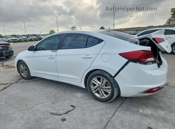5NPD84LF1KH419496 2019 HYUNDAI ELANTRA White Trasero izquierdo
