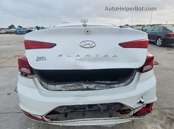 5NPD84LF1KH419496 2019 HYUNDAI ELANTRA White Vista trasera
