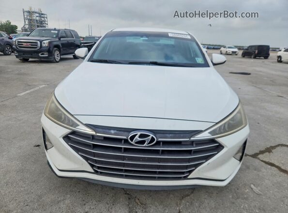5NPD84LF1KH419496 2019 HYUNDAI ELANTRA White Vista frontal