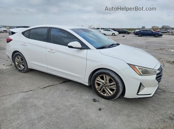 5NPD84LF1KH419496 2019 HYUNDAI ELANTRA White Delantero derecho