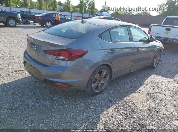 5NPD84LF1KH429462 2019 HYUNDAI ELANTRA Gray 