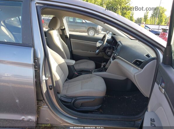 5NPD84LF1KH429462 2019 HYUNDAI ELANTRA Gray 