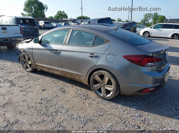 5NPD84LF1KH429462 2019 HYUNDAI ELANTRA Gray 