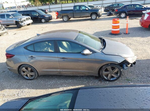 5NPD84LF1KH429462 2019 HYUNDAI ELANTRA Gray 