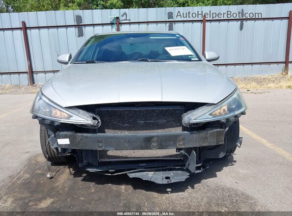5NPD84LF1KH447122 2019 HYUNDAI ELANTRA Silver Вид спереду